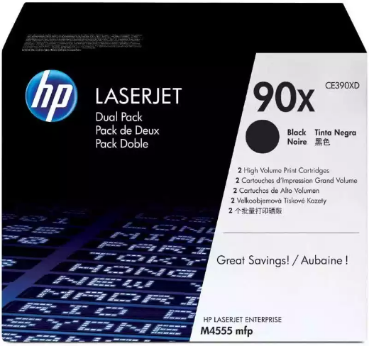 Picture of HP CE390X 90X TONER CARTRIDGE HIGH YIELD BLACK