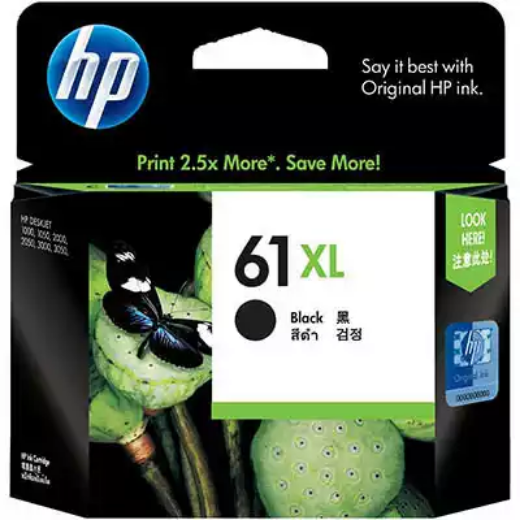 Picture of HP CH563WA 61XL INK CARTRIDGE HIGH YIELD BLACK