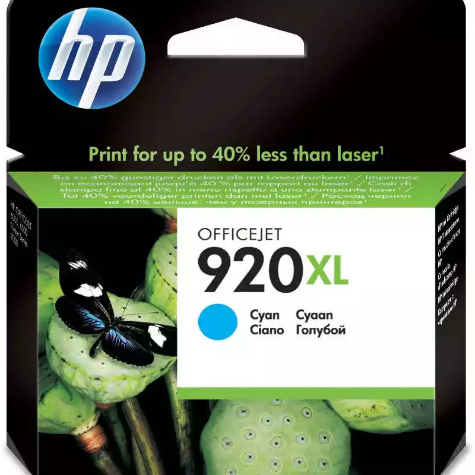 Picture of HP CD972AA 920XL INK CARTRIDGE HIGH YIELD CYAN