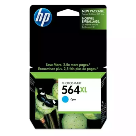 Picture of HP CB323WA 564XL INK CARTRIDGE HIGH YIELD CYAN