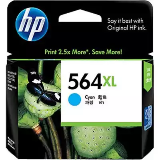 Picture of HP CB323WA 564XL INK CARTRIDGE HIGH YIELD CYAN