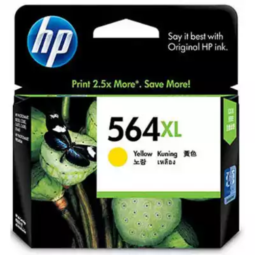 Picture of HP CB325WA 564XL INK CARTRIDGE HIGH YIELD YELLOW