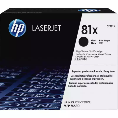 Picture of HP CF281X 81X TONER CARTRIDGE HIGH YIELD BLACK