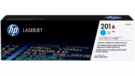 Picture of HP CF401A 201A TONER CARTRIDGE CYAN