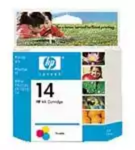 Picture of HP C5010DA 14 INK CARTRIDGE TRI COLOUR PACK CYAN/MAGENTA/YELLOW