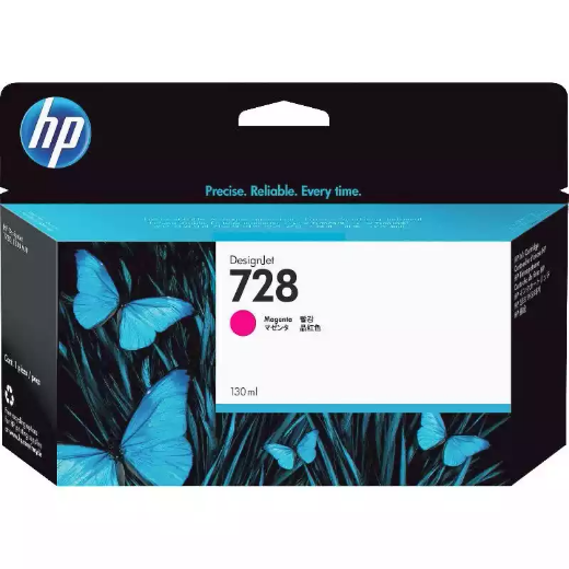 Picture of HP F9J66A 728 INK CARTRIDGE 130ML MAGENTA