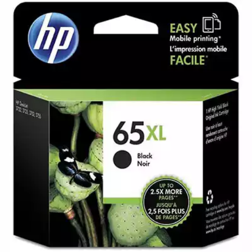 Picture of HP N9K04AA 65XL INK CARTRIDGE HIGH YIELD BLACK