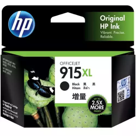 Picture of HP 3YM22AA 915XL INK CARTRIDGE HIGH YIELD BLACK