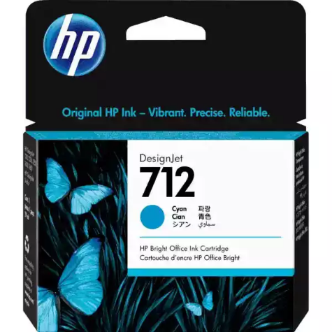 Picture of HP 3ED67A 712 INK CARTRIDGE 29ML CYAN