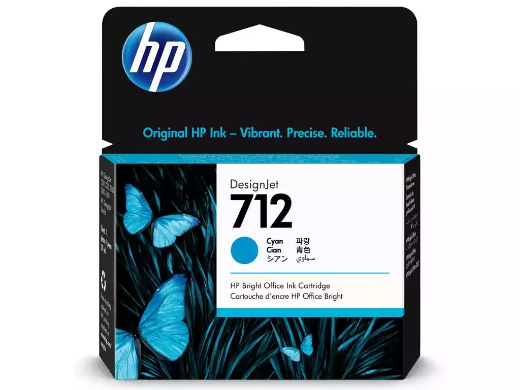 Picture of HP 3ED67A 712 INK CARTRIDGE 29ML CYAN