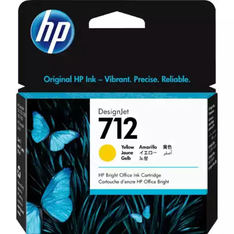 Picture of HP 3ED69A 712 INK CARTRIDGE 29ML YELLOW