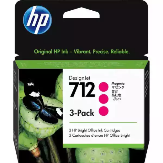 Picture of HP 3ED78A 712 INK CARTRIDGE 29ML MAGENTA PACK 3