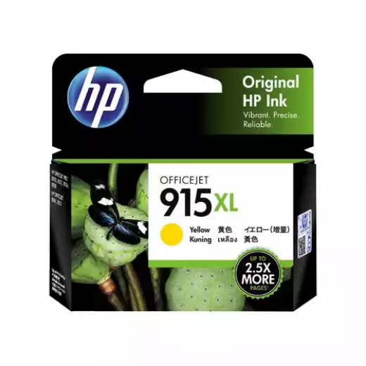 Picture of HP 3YM21AA 915XL INK CARTRIDGE HIGH YIELD YELLOW