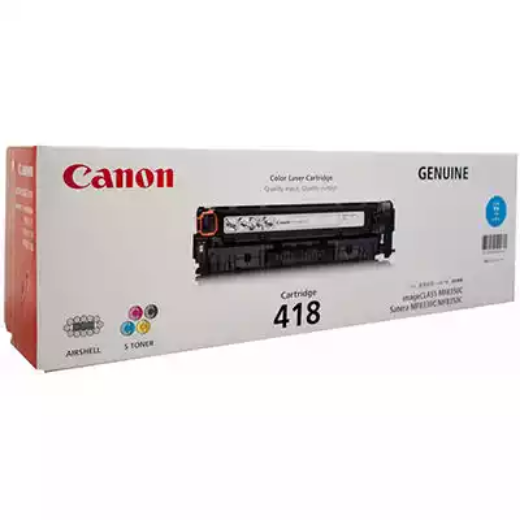 Picture of CANON CART418 TONER CARTRIDGE CYAN