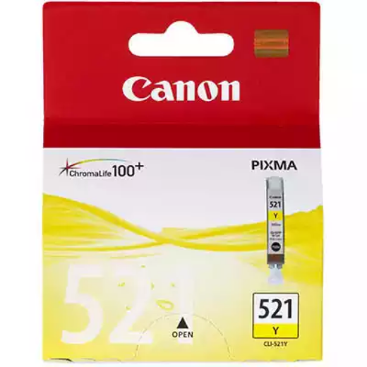 Picture of CANON CLI521Y INK CARTRIDGE YELLOW