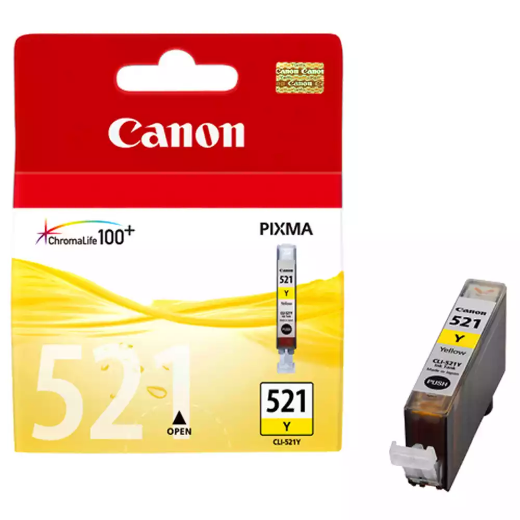 Picture of CANON CLI521Y INK CARTRIDGE YELLOW