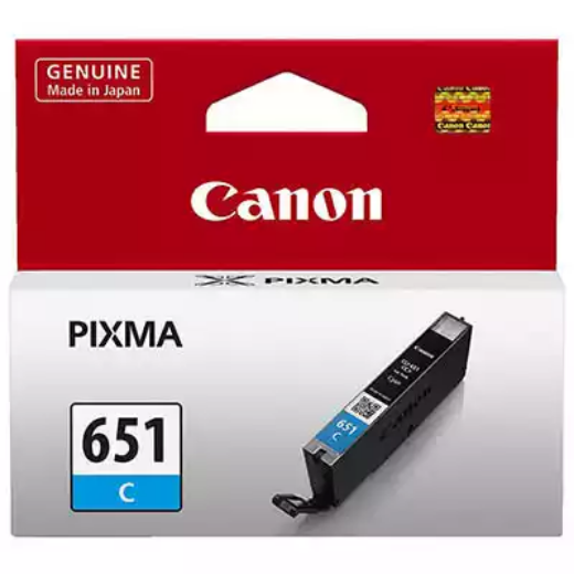 Picture of CANON CLI651C INK CARTRIDGE CYAN