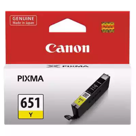 Picture of CANON CLI651Y INK CARTRIDGE YELLOW