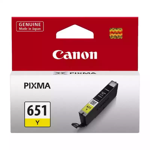 Picture of CANON CLI651Y INK CARTRIDGE YELLOW