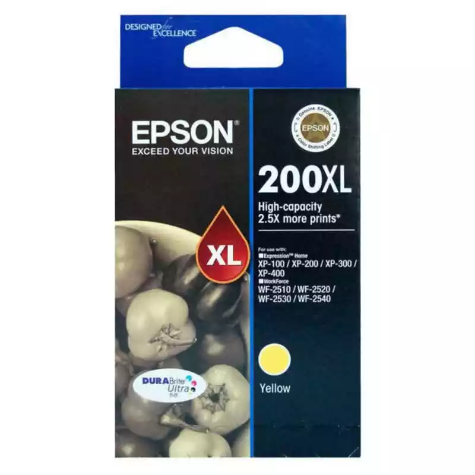 Picture of EPSON 200XL INK CARTRIDGE HIGH YIELD YELLOW