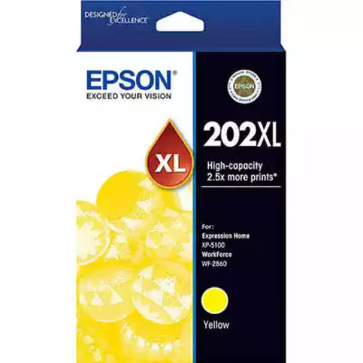 Picture of EPSON 202XL INK CARTRIDGE HIGH YIELD YELLOW