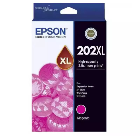 Picture of EPSON 202XL INK CARTRIDGE HIGH YIELD MAGENTA