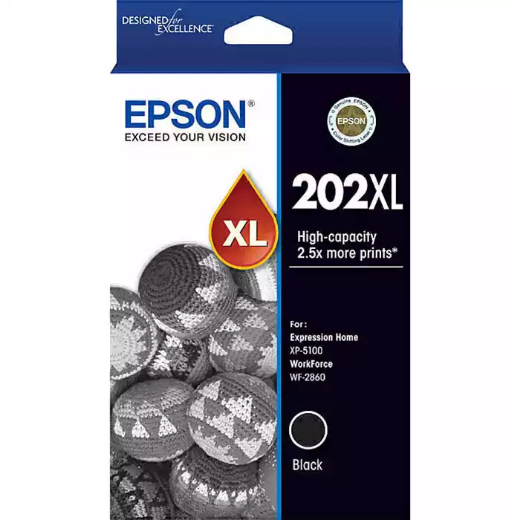 Picture of EPSON 202XL INK CARTRIDGE HIGH YIELD BLACK