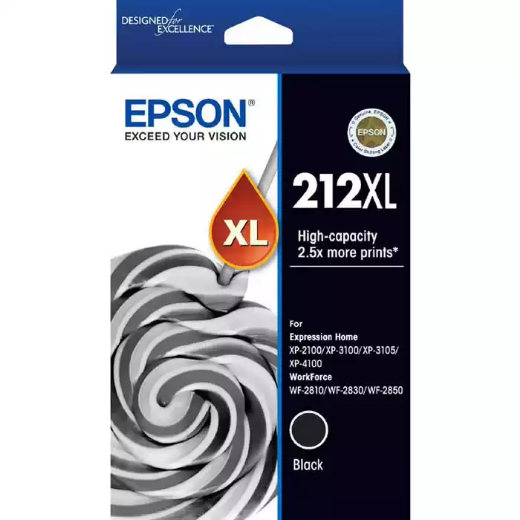 Picture of EPSON 212XL INK CARTRIDGE HIGH YIELD BLACK