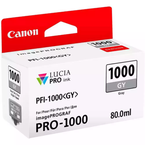 Picture of CANON PFI1000GY INK CARTRIDGE GREY