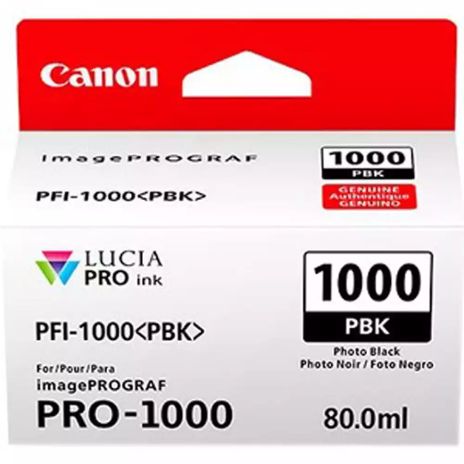 Picture of CANON PFI1000PBK INK CARTRIDGE PHOTO BLACK