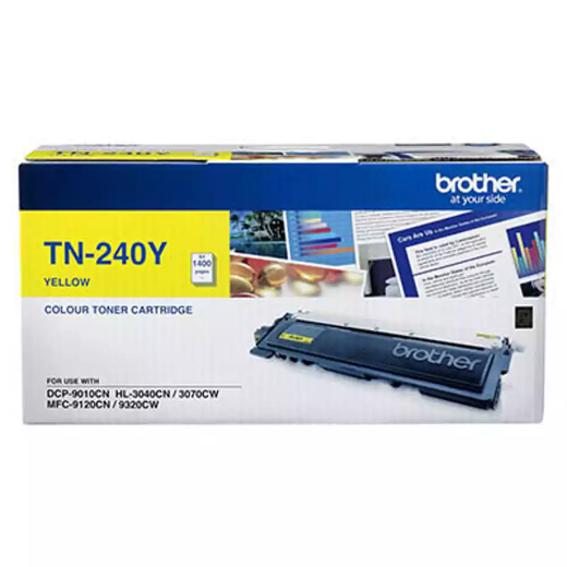 Picture of BROTHER TN240Y TONER CARTRIDGE YELLOW