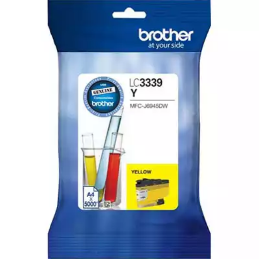 Picture of BROTHER LC3339XL INKVESTMENT INK CARTRIDGE HIGH YIELD YELLOW