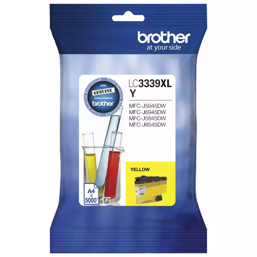 Picture of BROTHER LC3339XL INKVESTMENT INK CARTRIDGE HIGH YIELD YELLOW