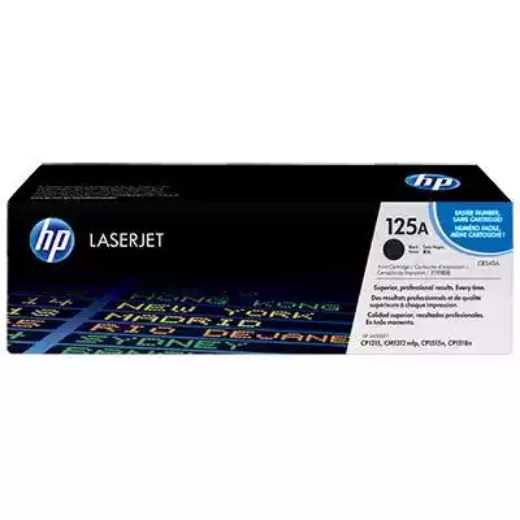 Picture of HP 125A CB540A TONER CARTRIDGE BLACK