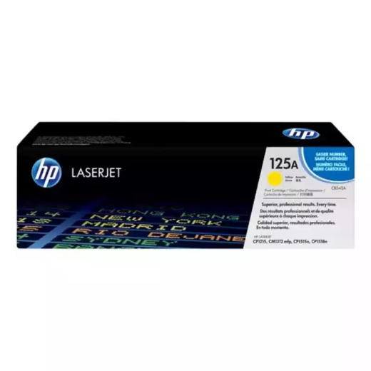 Picture of HP 125A CB542A TONER CARTRIDGE YELLOW