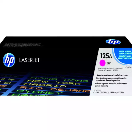 Picture of HP 125A CB543A TONER CARTRIDGE MAGENTA