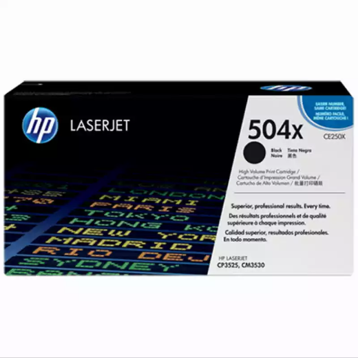 Picture of HP HT250X CE250X TONER CARTRIDGE HIGH YIELD BLACK