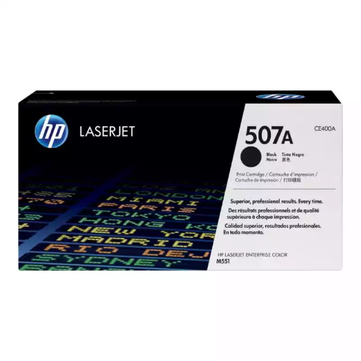 Picture of HP CE400A 507A TONER CARTRIDGE BLACK