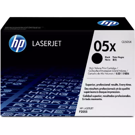 Picture of HP CE505X 05X TONER CARTRIDGE HIGH YIELD BLACK