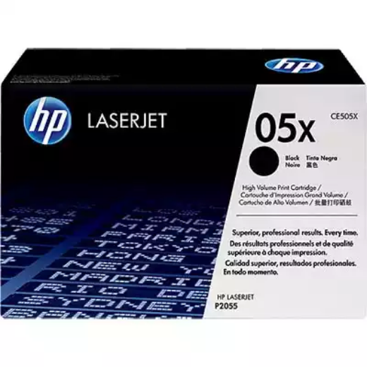 Picture of HP CE505X 05X TONER CARTRIDGE HIGH YIELD BLACK