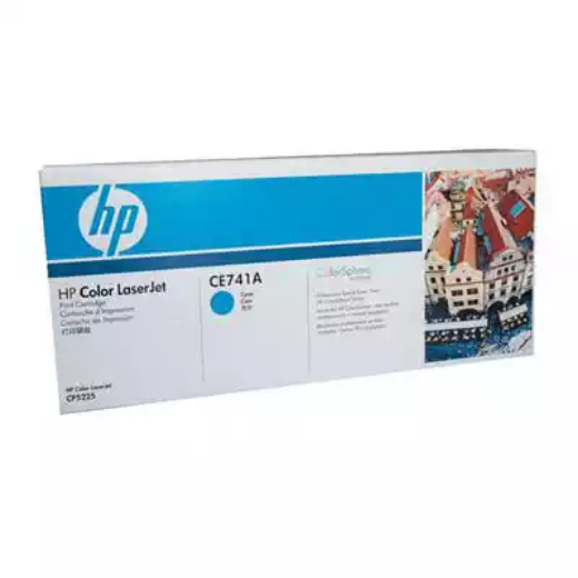 Picture of HP 307A CE741A TONER CARTRIDGE CYAN