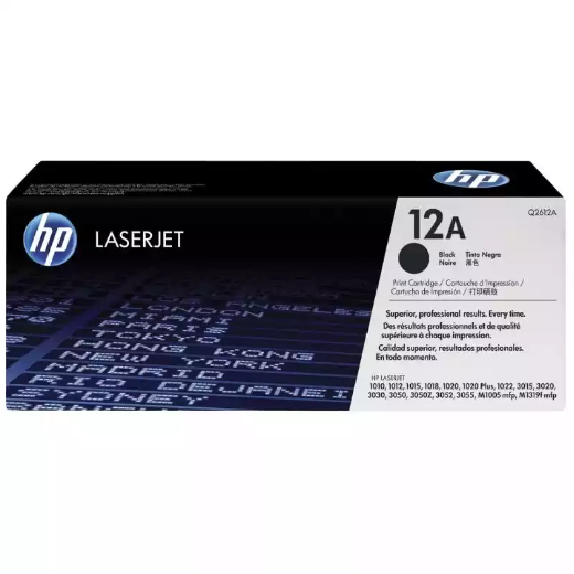 Picture of HP Q2612A 12A TONER CARTRIDGE BLACK