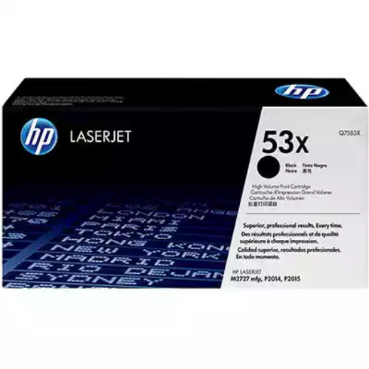 Picture of HP Q7553X 53X TONER CARTRIDGE HIGH YIELD BLACK