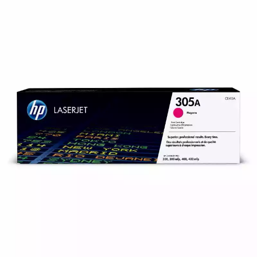 Picture of HP CE413A 305A TONER CARTRIDGE MAGENTA