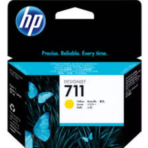 Picture of HP CZ136A 711 INK CARTRIDGE YELLOW PACK 3