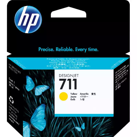 Picture of HP CZ132A 711 INK CARTRIDGE YELLOW