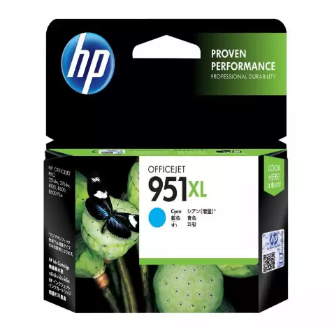 Picture of HP CN046AA 951XL INK CARTRIDGE HIGH YIELD CYAN