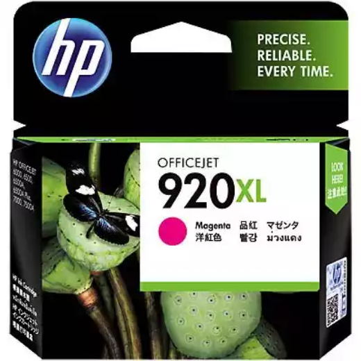 Picture of HP CD973AA 920XL INK CARTRIDGE HIGH YIELD MAGENTA