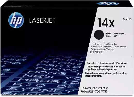 Picture of HP CF214X 14X TONER CARTRIDGE HIGH YIELD BLACK