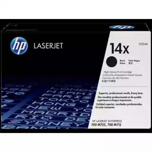 Picture of HP CF214X 14X TONER CARTRIDGE HIGH YIELD BLACK